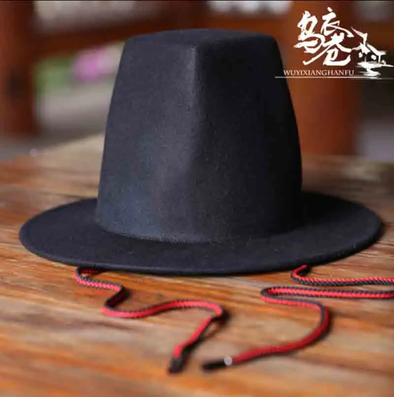 

Шапка Hanfu для мужчин, китайская старинная черная квадратная шляпа, головной убор, мужской головной убор для косплея Hanfu, официальная шляпа дл...