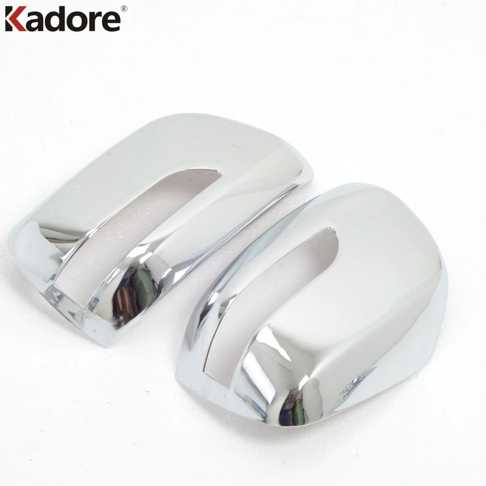 

Rearview Mirror Cover Trim For Toyota Land Cruiser LC200 FJ200 2nd facelift 2016-2020 ABS Chrome Car Styling Accessories 2pcs