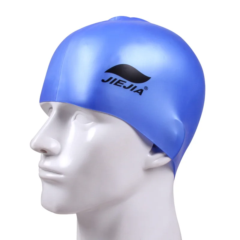 

Silicone Adults Swimming Caps Men Women Long Hair Waterproof Swim Pool Cap Ear Protect Large Natacion Diving Hat Wholesale
