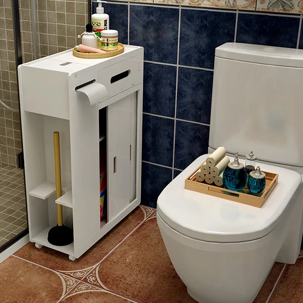 2019 хит продаж полки для туалета боковой шкаф хранения водонепроницаемый