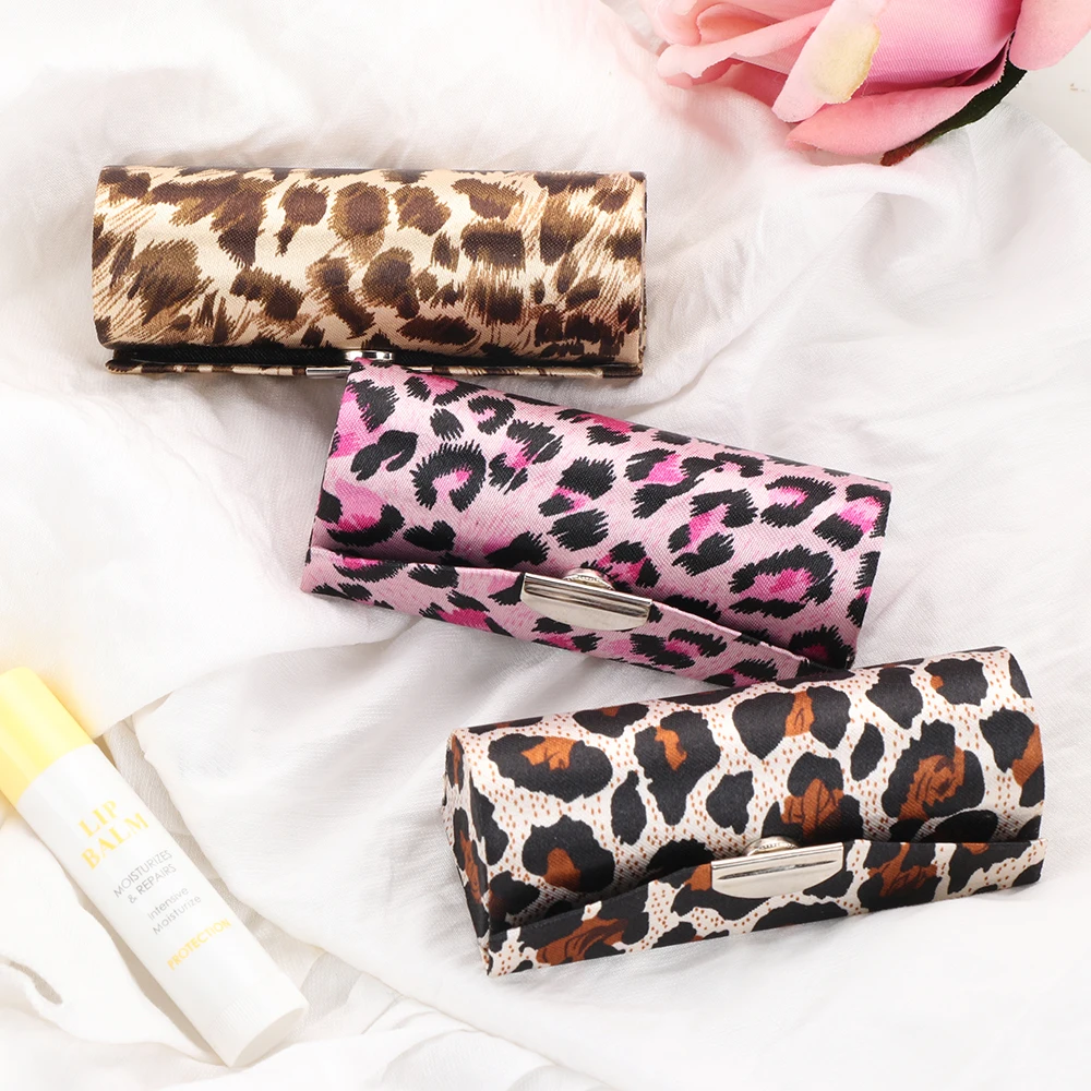 1 шт. ретро вышитый тканевый чехол для помады парчовая поверхность цветочный