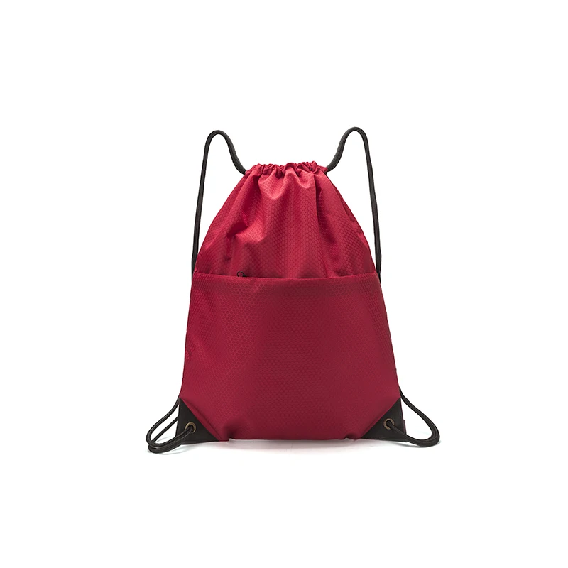 red without logo 3 шт., Пользовательский логотип на шнурке, полиэфирные сумки, рекламные, на заказ, напечатанные логотипы, спортивный рюкзак, Cinch Sack для детей, девочек, мальчиков, DB68 - Цвет: red without logo