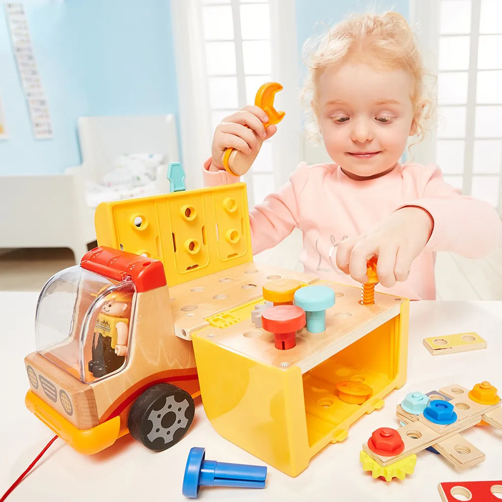Детские ролевые игры игрушки деревянные развивающие с гайкой конструкции лучший