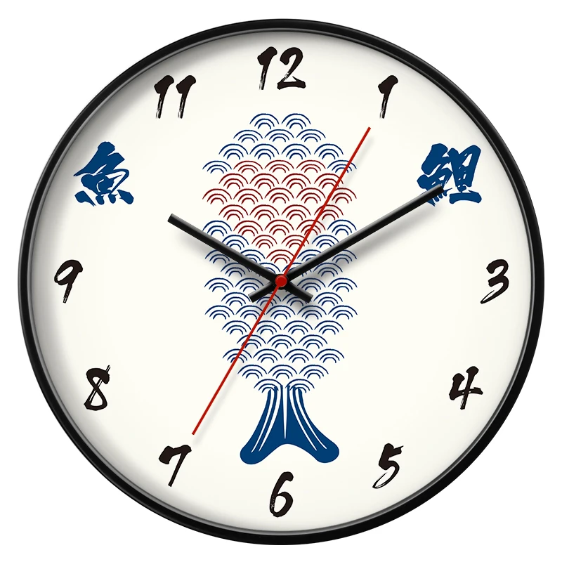 Большие настенные часы креативные современные металлические бесшумные для дома
