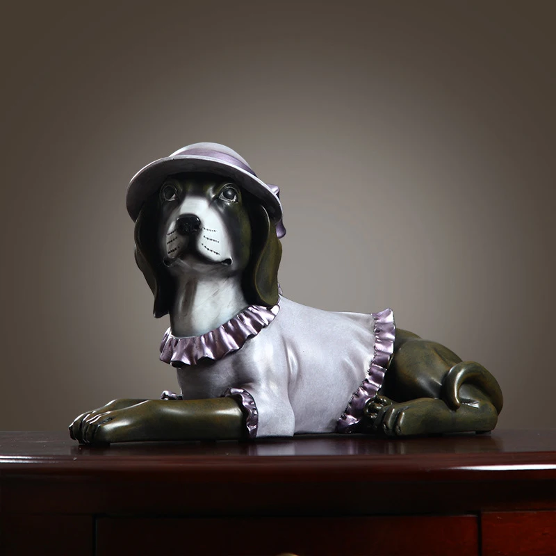 Country Style Smooth Resin Figurines For Home Decoration Abstract Gantelman&ampLady Statue Ornament Living Room Study Decor | Дом и сад