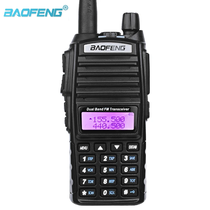 BaoFeng UV 82 Двухдиапазонная 136 174 МГц (VHF) 400 520 (UHF) 5 Вт двухсторонняя радиостанция