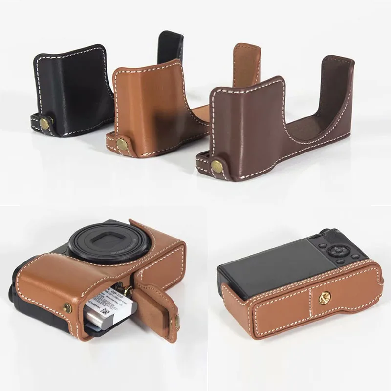 Чехол для камеры из искусственной кожи Ricoh GR III GR3 получехол батареи открытая