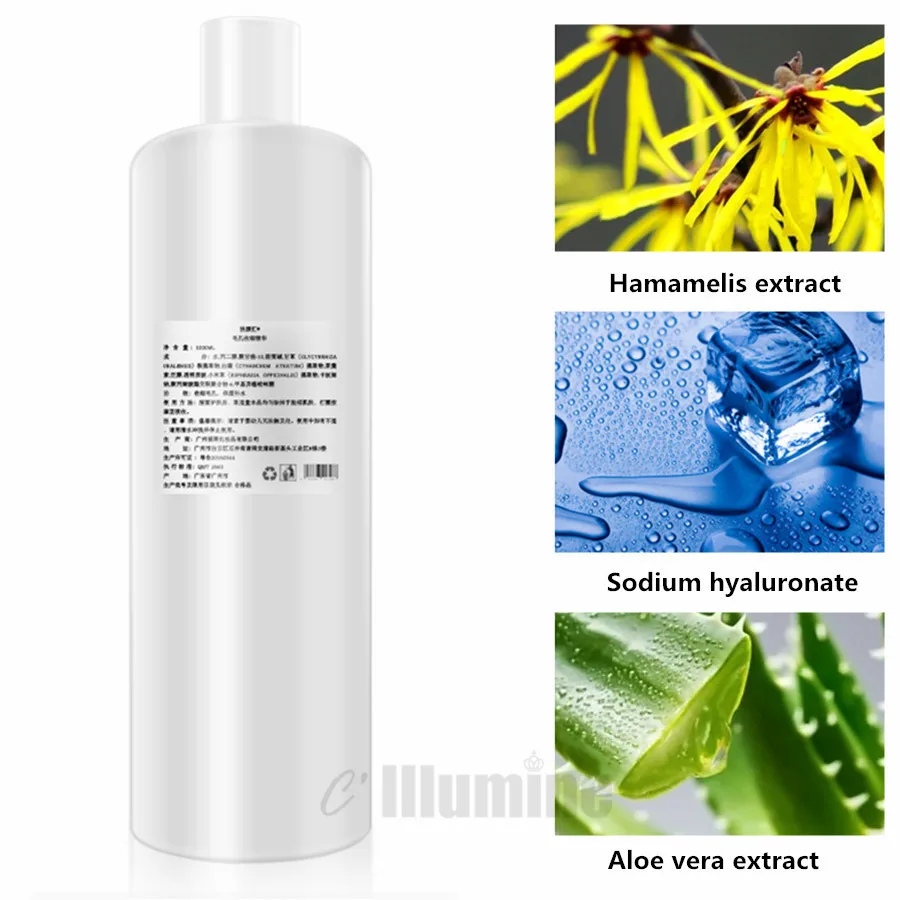 Hamamelis Pore Refining Essence Shrink Pores Oil Control Moisturizing Beauty Salon Equipment Cosmetics 1kg OEM