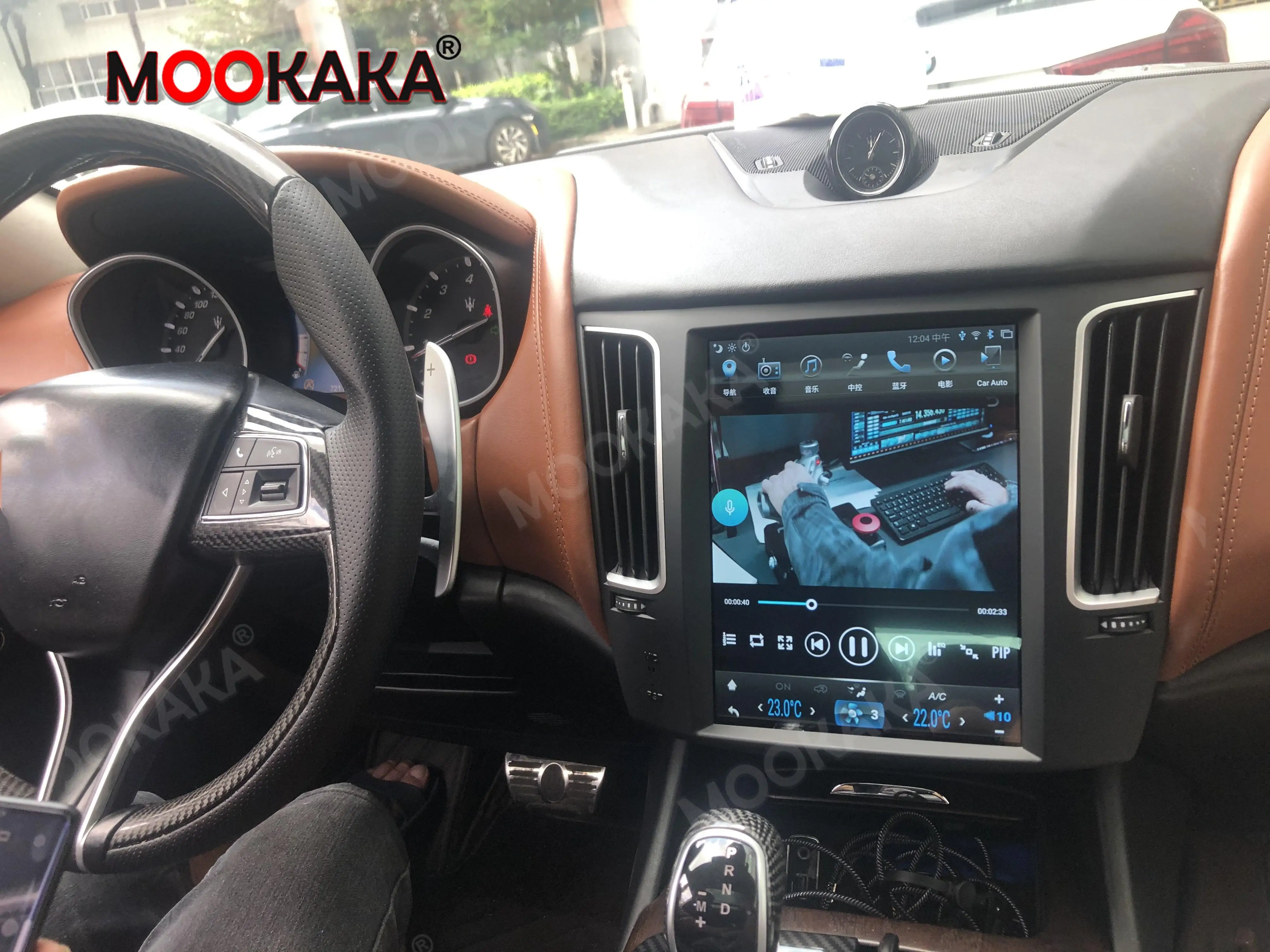 

Tesla For Maserati Levante SUV 2012-2020 Android Multimedia Player Car GPS Navigation Head Unit Tape Recorder Auto Stereo Radio