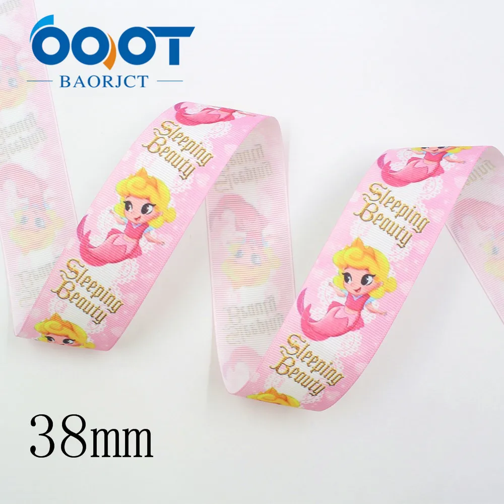 OOOT BAORJCT I-19809-1839 38 мм 10 ярдов мультфильм термотрансферные печатные корсажные ленты