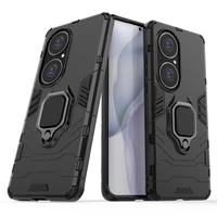 case for huawei p50 pro cover shockproof pc bumper magnetic holder ring stand cover for for huawei p50 fundas for huawei p50 pro