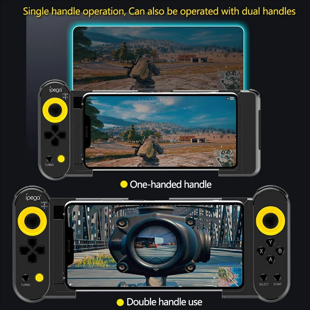 

Telescopic Gamepad Bluetooth-compatible Game Controller for PUBG Mobile Android Phone Controller Game Playing Accessories