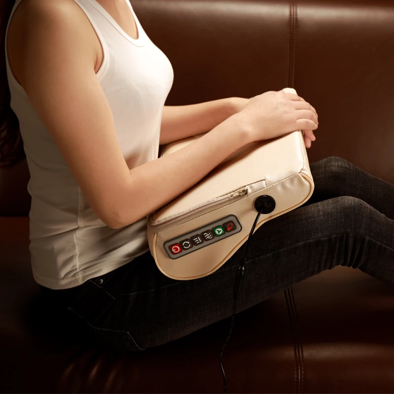 

Aneercare In frared Heated Kneading Head And Neck Massager Electric Pillow Warmer Massage Body Cervical Spine Shape Shiatsu