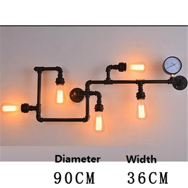 Винтаж домашний декоративный задний фон с изображением лестницы Wandlampen