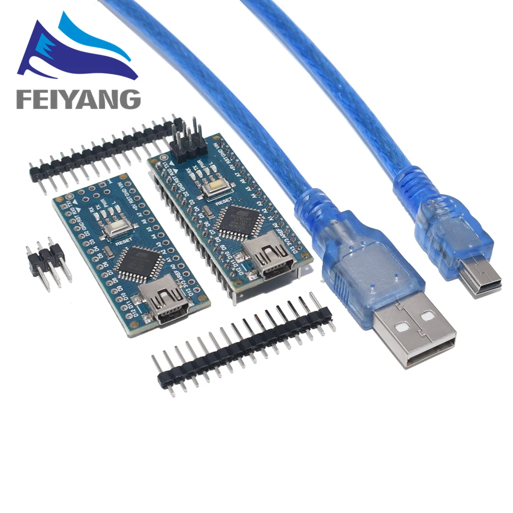 1 шт. мини-usb с контроллером загрузчика Nano 3,0 совместимый для arduino CH340 usb-драйвер 16 МГц NANO V3.0 Atmega328P