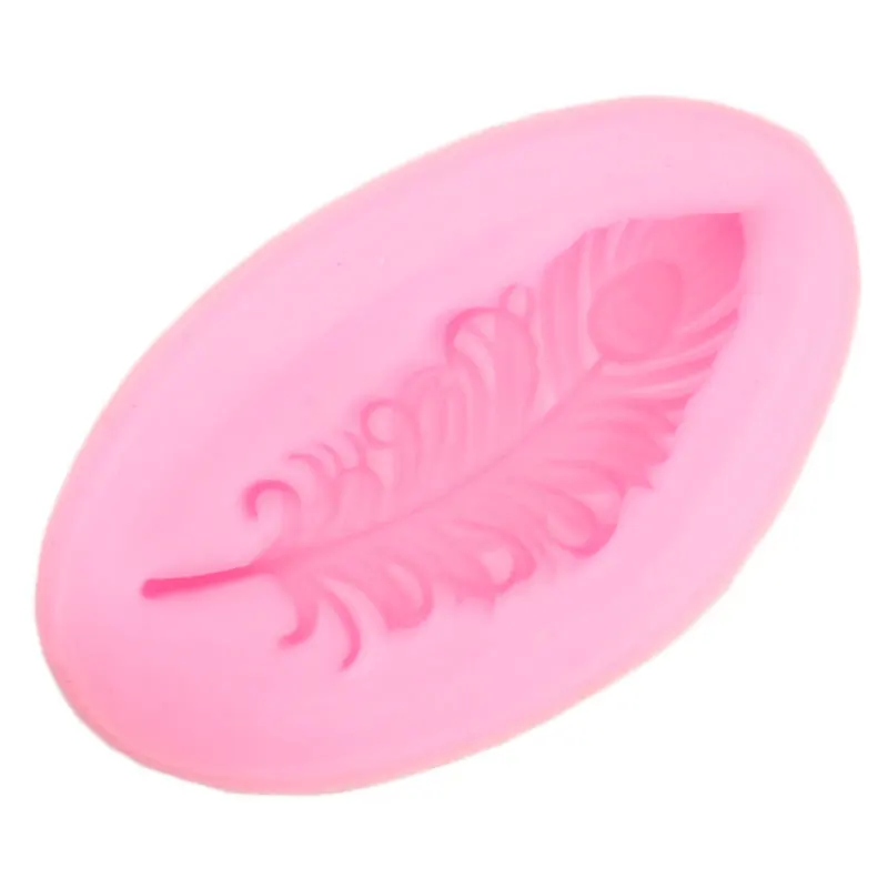 Перо птицы Силиконовые формы DIY Инструменты для выпечки инструменты украшения