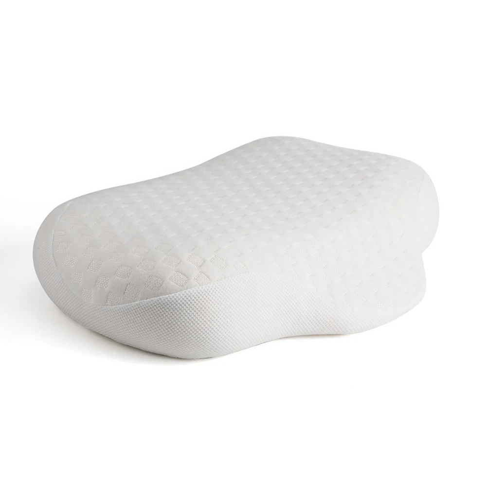 

Pillow Support Slow Rebound Pressure Pillow Contour Shoulder Pillow Firm Sleep Checkered Cloth Cervical Soft Memory Foam Pillow