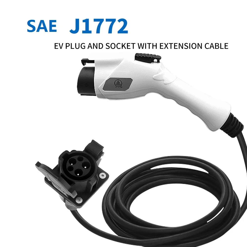 J1772 ev зарядная розетка Уровень 2 зарядное устройство кабель Автомобильное