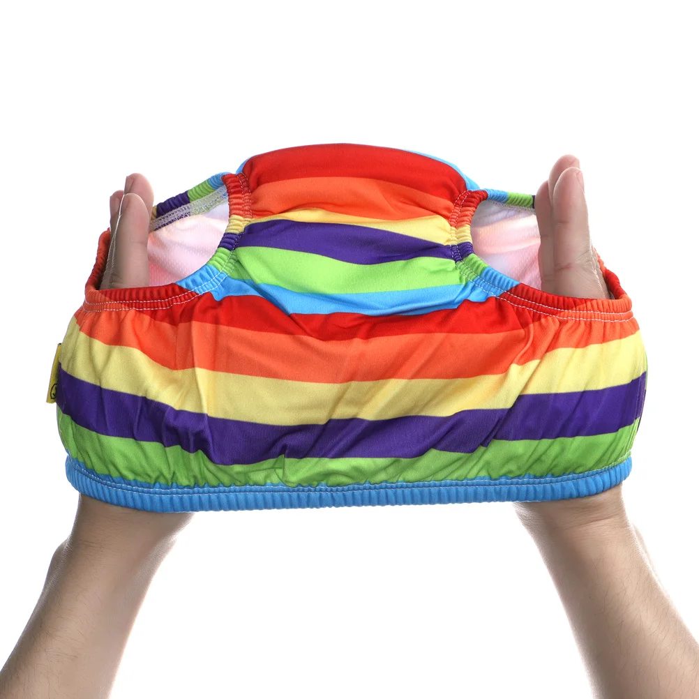 Детские подгузники для плавания водонепроницаемые регулируемые тканевые в