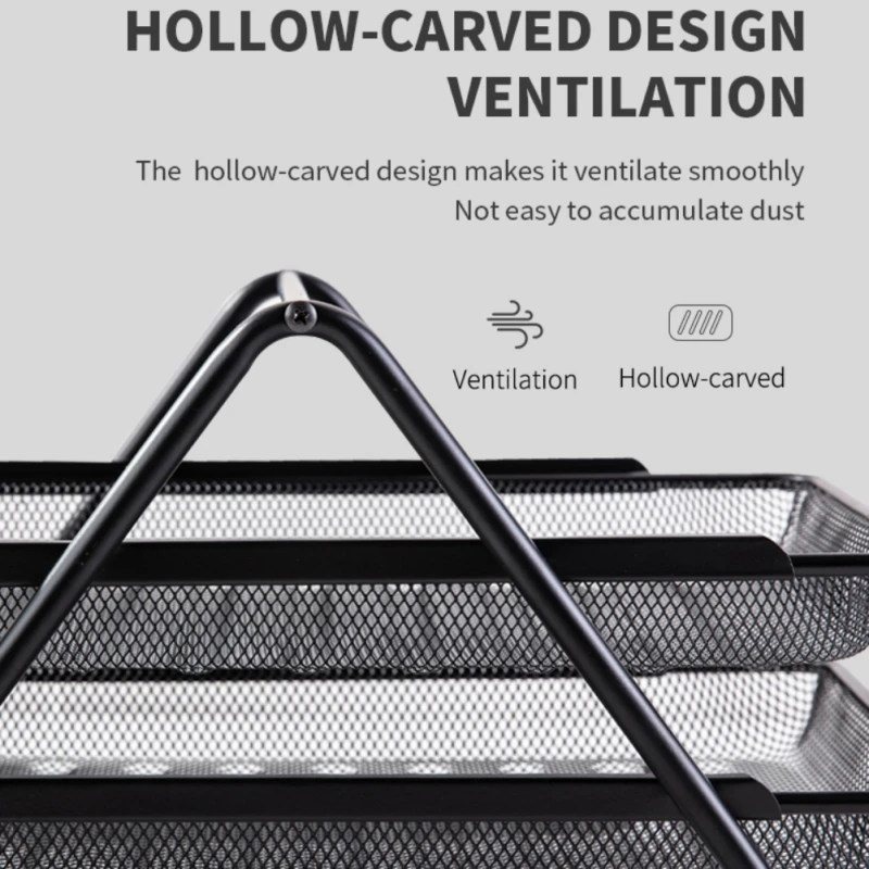 

Office A4 Paper Organizer Document File Letter Book Brochure Filling Tray Rack Shelf Carrier Metal Wire Mesh Storage Holder A1