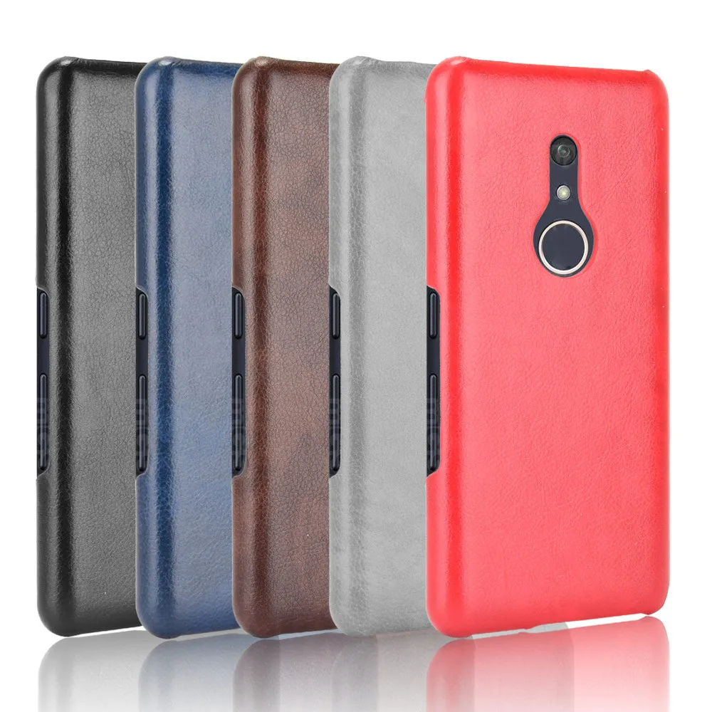 Чехол Fashion Litchi Skin из PU кожи с жесткой задней панелью для телефона Fujitsu Arrows Be4 F-41A/Plus F-41B.