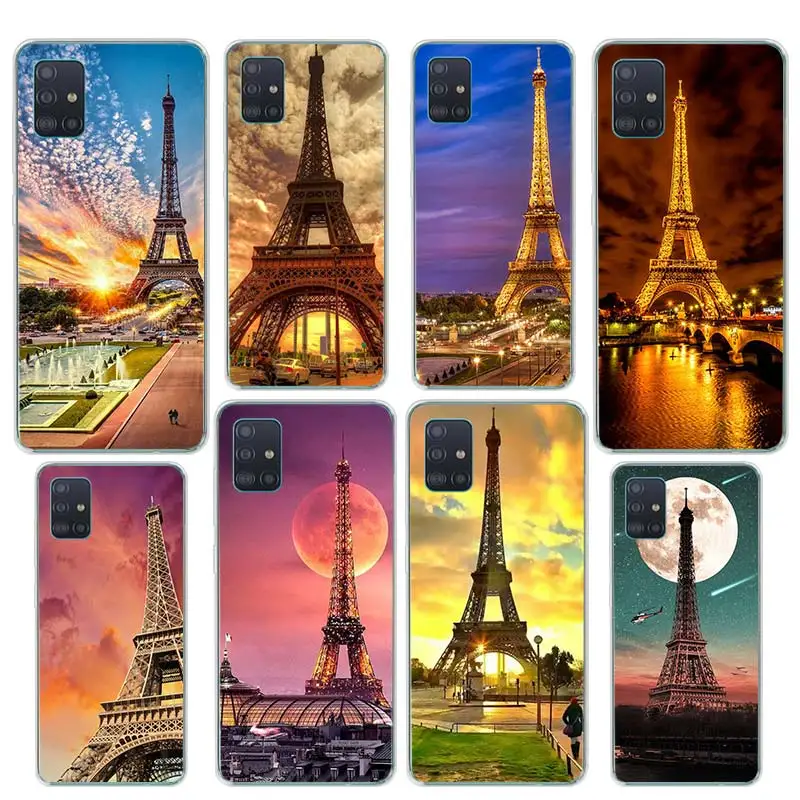 Романтический чехол с изображением Эйфелевой башни Парижа для Samsung Galaxy A51 A71 5G UW A21s