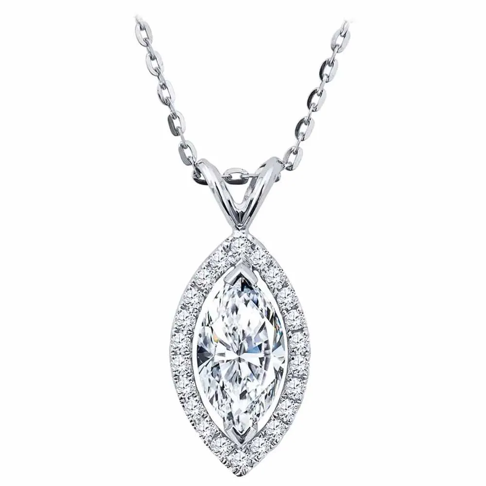 Huitan модная держащая форму Стиль маркиза Форма женские ожерелья с подвесками