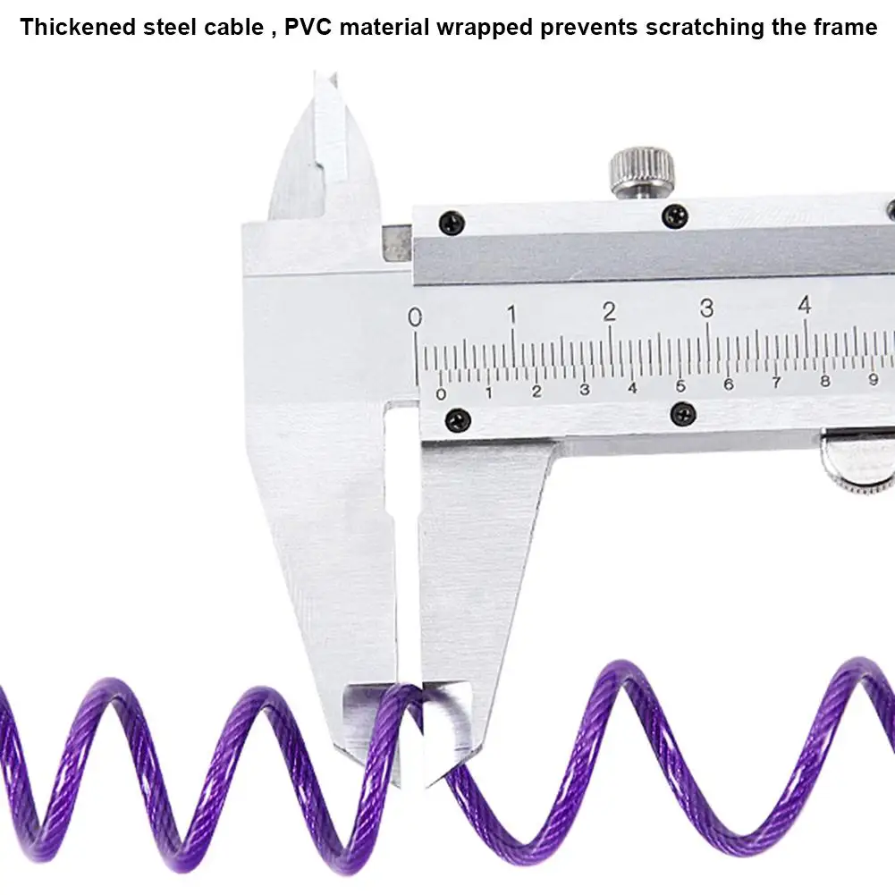 Шлем Замок мотоциклетный шлем комбинированный замок кабель безопасности