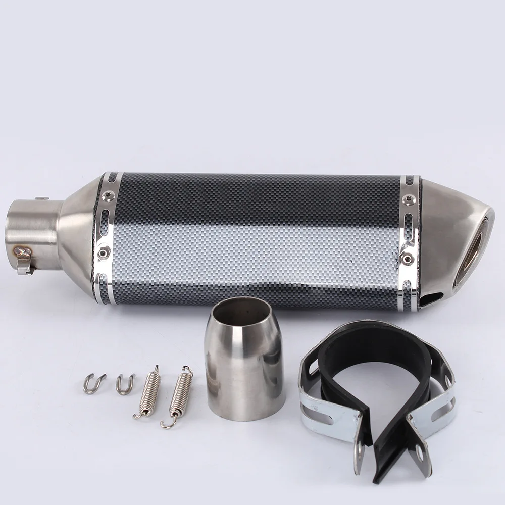 51 мм Универсальный мотоцикл Akrapovic выхлопная Модифицированная глушитель труба скутер велосипед ямы грязи Мотокросс для Yamaha R1 ER6N CBR250R