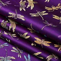 Лидер продаж жаккардовая ткань с металлическим блеском для рукоделия шитья