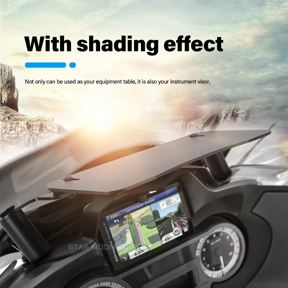 Подходит для bmw r1250rt R 1250 RT R1200RT WC аксессуары мотоциклов полка пластина GPS