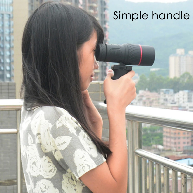 

Professional handheld for monocular telescope 1/4 inch thread hand grip spotting scope handle support fixed handle bracket