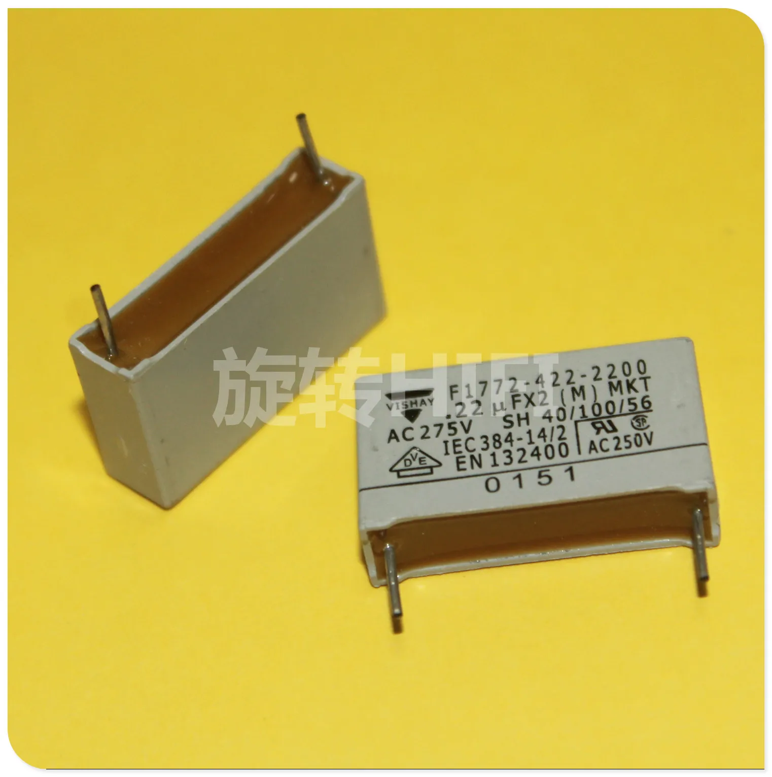 Пленочный конденсатор VISHAY ERO F1772 224/275VAC p22.2 мм 10 шт. MKT 0 22 мкФ 275VAC 220NF 224 X2