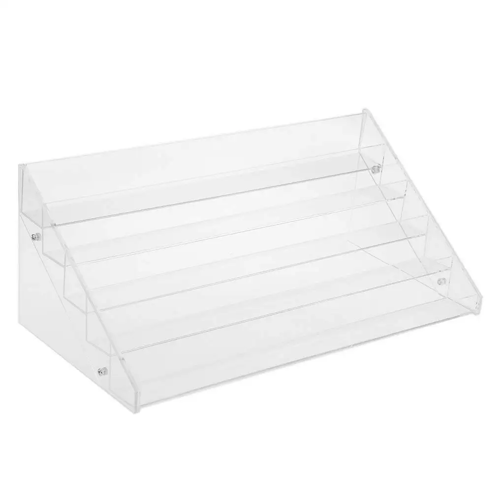 

Nail Polish Holder Nail Varnish Organiser 5 Tiers Acrylic Nail Polish Display Stand Holder Organizer Holds for 65 Bottles