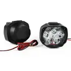 2 шт. Универсальный светодиодный мотоциклов фары постоянного тока с 9-85 В постоянного тока 6500k супер яркий 9 светодиодный рабочий прожектор мотоцикл противотуманных фар, для кафе, для гоночного Ktm