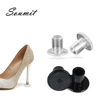 silicone heel protectors stopper for wedding favor soft anti slip insert shoe heels care pad latin stiletto dancing shoes spigot