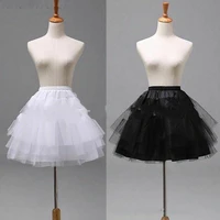 white black petticoat womens 3 layers underskirt for wedding dress ball gowns new spring design