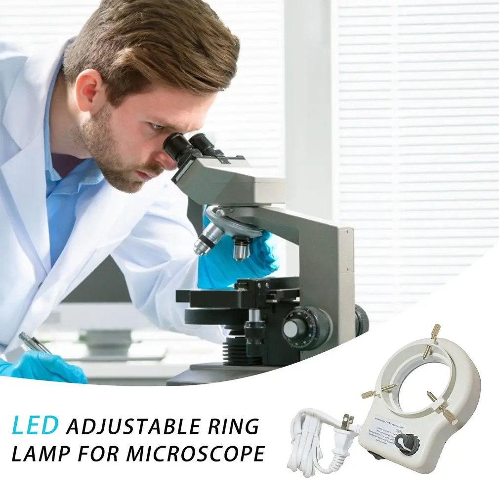 

Adjustable Microscope LED Ring Light Microscope Illuminators Lamp For Stereo Microscope Excellent Circle LED Light Lamp