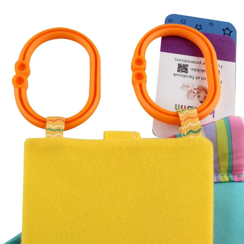 Espejo retrovisor de coche para beb&eacute;, juguete colgante de felpa, mordedor, dentici&oacute;n, seguro, relleno, asiento de coche para reci&eacute;n nacido, cuidado infantil, suave-0