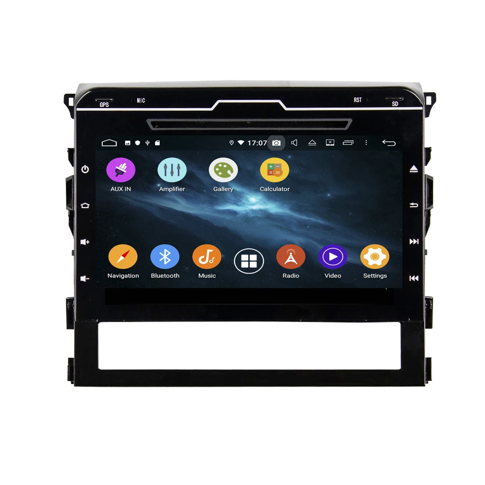 

10.1" 6 Core Android 9.0 Car Radio For Toyota Land Cruiser 2016 Car Multimedia Player PX6 Car Audio 2 Din Stereo 4G+64G DSP