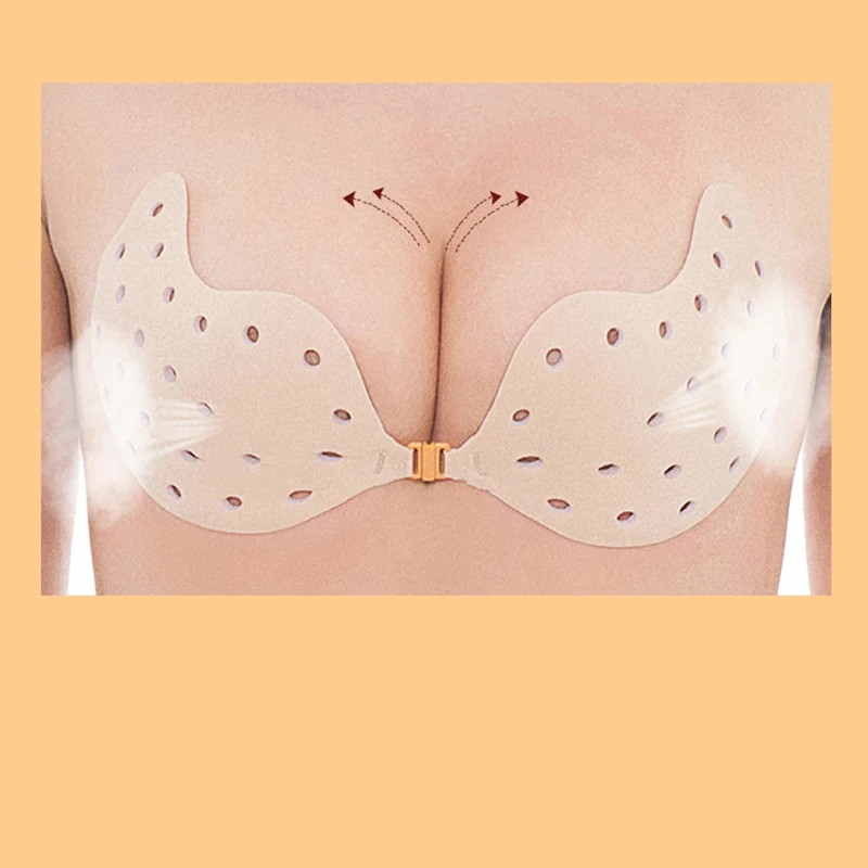 

Женский однотонный сексуальный бюстгальтер с глубоким V-образным вырезом, вытягивающийся, без следов, невидимый Свадебный строп, дышащий