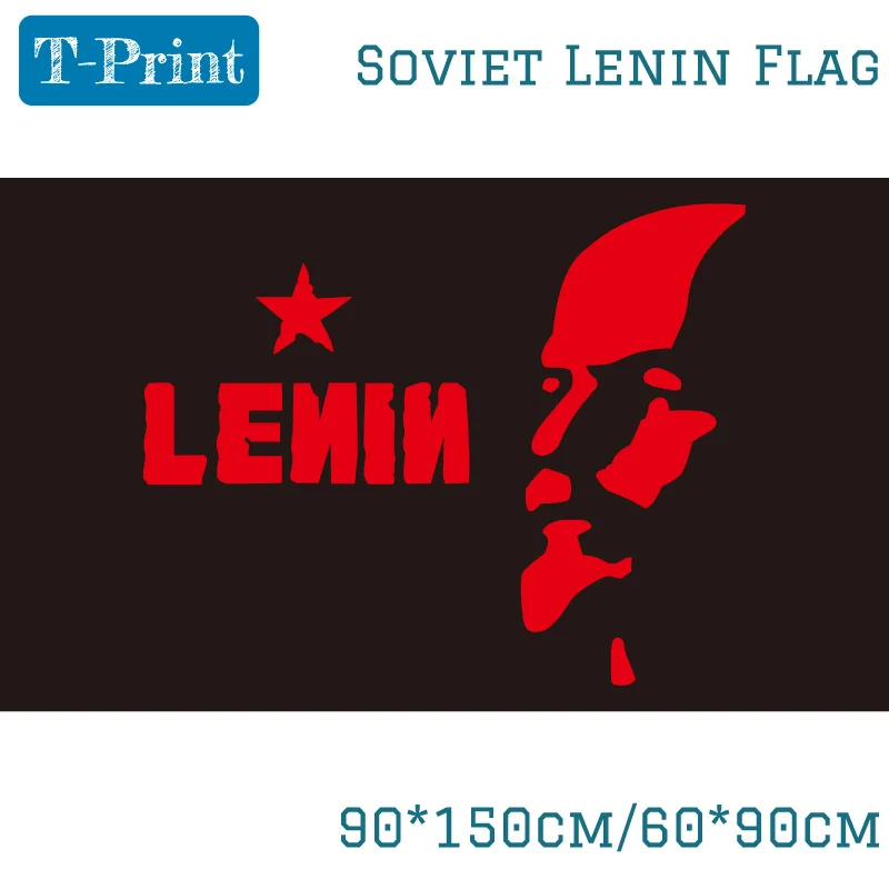 

5pcs Flag 90*150cm/60*90cm USSR Soviet Lenin Flag 3X5FT Banner Brass Metal Holes CCCP Flag
