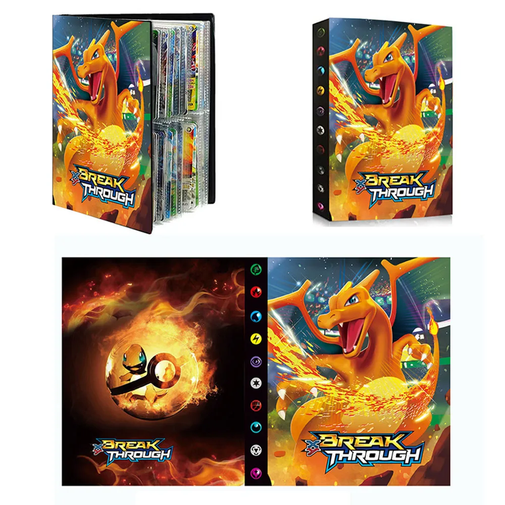 2021 Новый Покемон карты фотоальбом книги с рисованным Аниме 240 шт. карточная игра