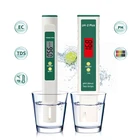 Измеритель температуры воды 3-в-1 TDS EC, цифровой тестер PH EC TDS-2,00-16 PH, ЖК-дисплей  2% точность, тестер чистоты воды