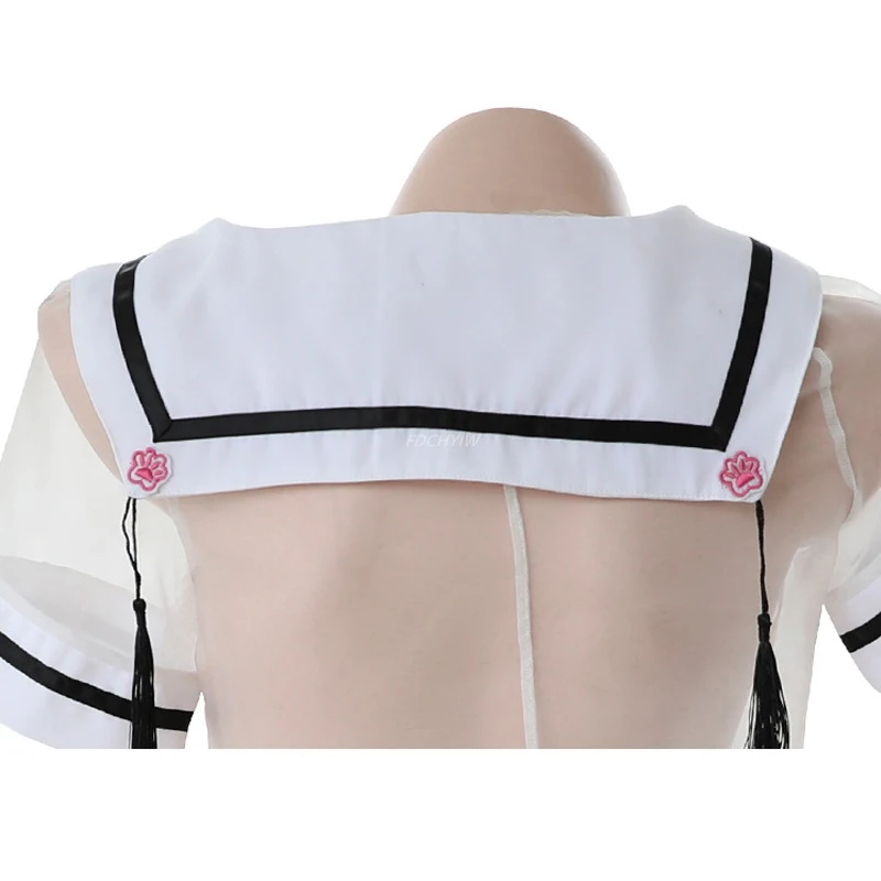 Сексуальные костюмы с аниме кошками для девочек школьная форма косплея