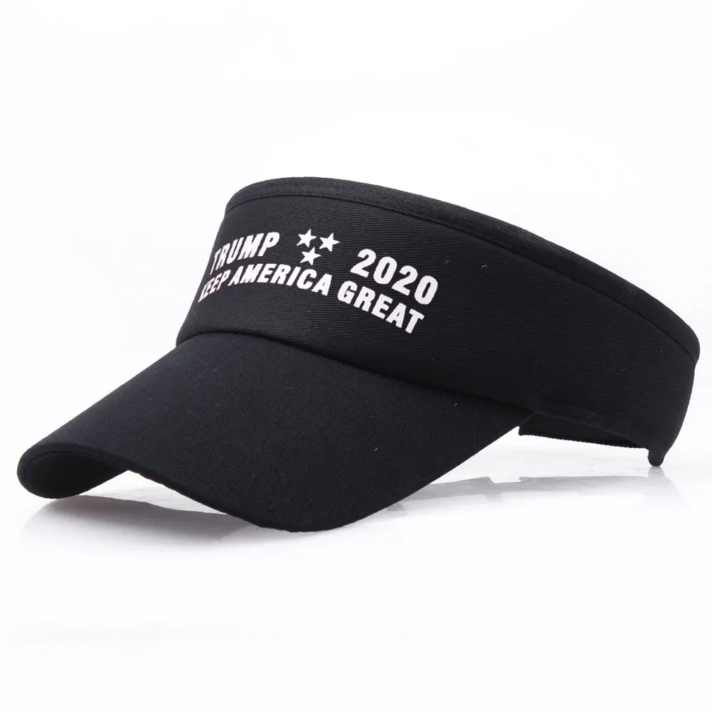 

New Trump Summer Golf Tennis Sun Hat Donald Empty Top Baseball Cap Men Women Outdoor Sports Visor Hat Sunscreen Tennis Cap