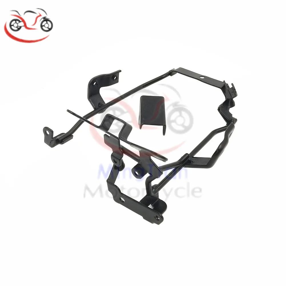 Фото Для Yamaha FZ6-N FZ6N 2004 2005 2006 FZ 6N кронштейн для фары мотоцикла измеритель кронштейна верхней боковой передней верхней части обтекателя №1