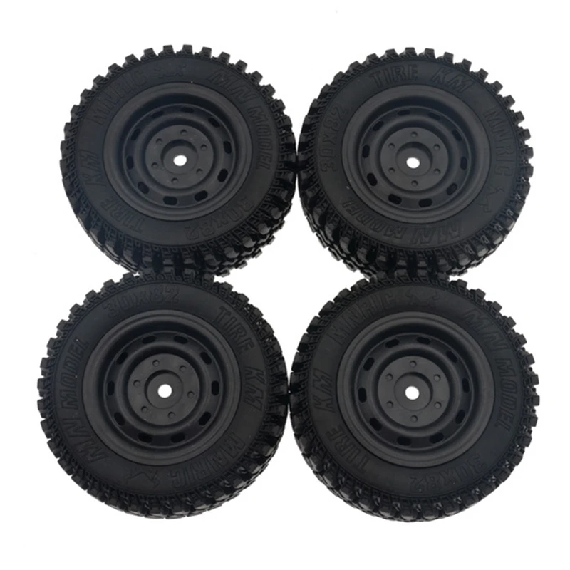 

HOT SALE 4Pcs Rubber Wheel Tire Tyre Set For MN86 1/12 RC Car DIY Upgrade Spare Parts Accessories