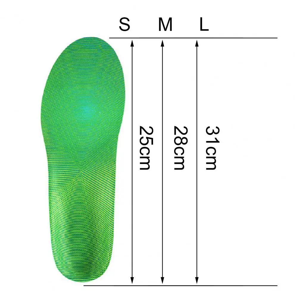 

2Pcs Arch Insoles Sweat-Absorbent Shock Absorption EVA Protective Heel Wrap Sports Insoles for Daily Wear