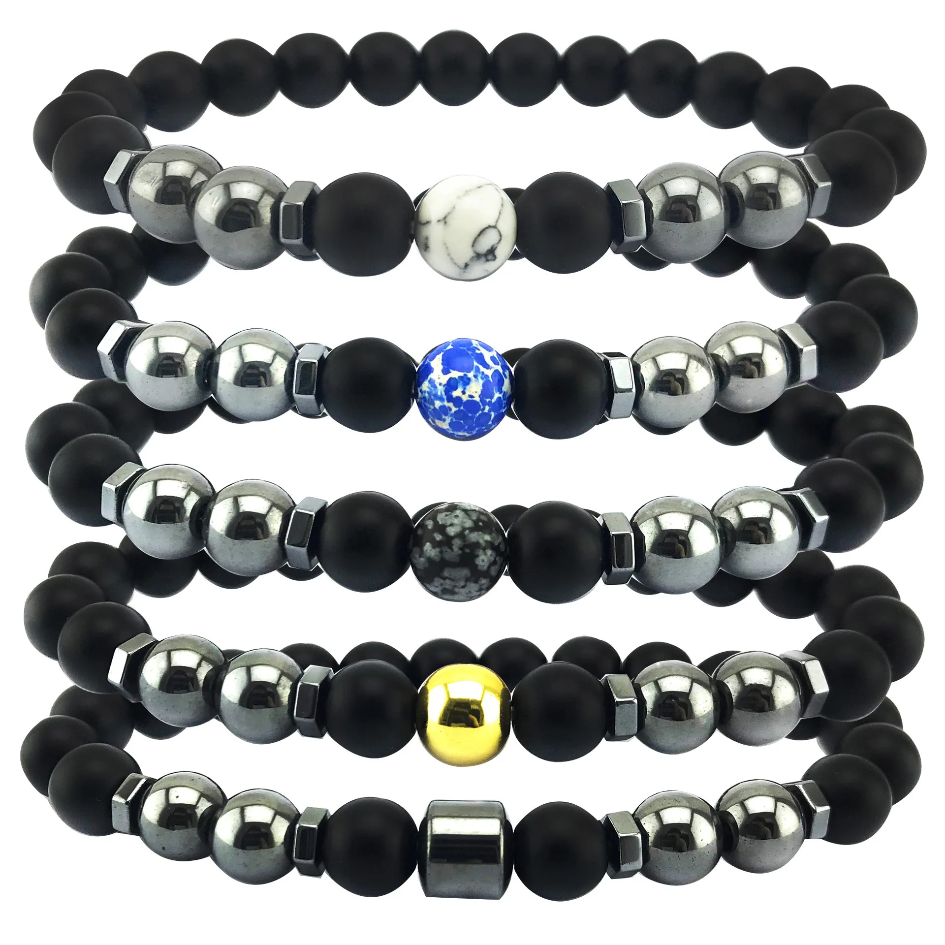 

20 Pcs/lot fashion women men bead bracelet luxury jewelry wholesale bead bracelet for women men 1007-05